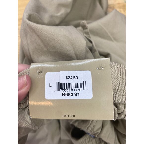 NWT Polo by Ralph Lauren Men's Large Tan 100% Cotton Chino Wide Leg Pants - Picture 7 of 7